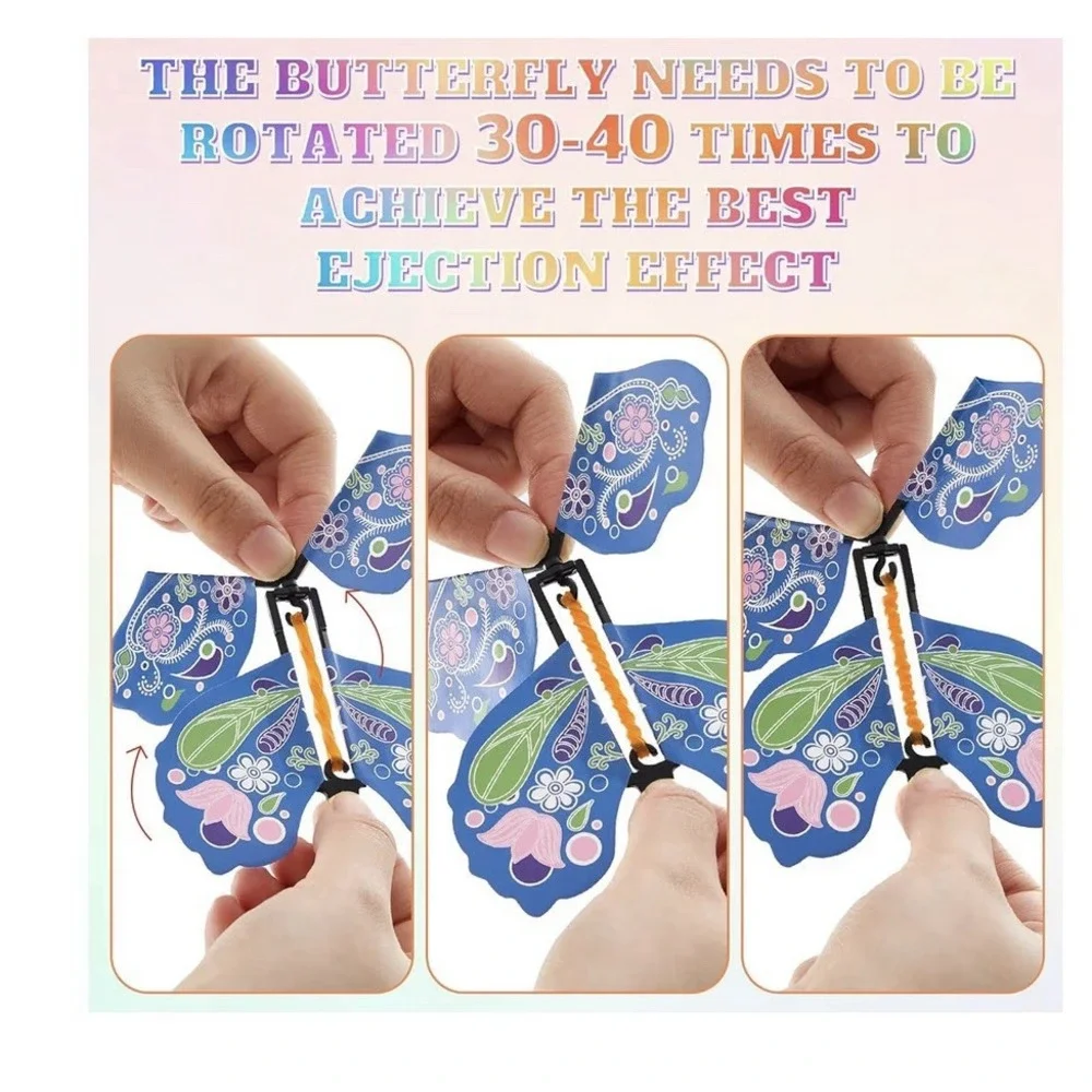Flying Birthday Butterfly Surprise Gift Box Gift Box with 12Pcs Flying Butterfly